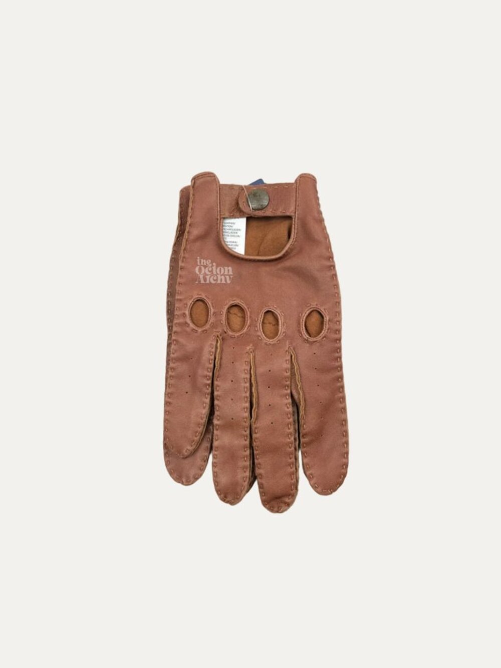 Size M Polo Ralph Lauren Sheepskin Driving Gloves 'Cognac' PG0194 NWT